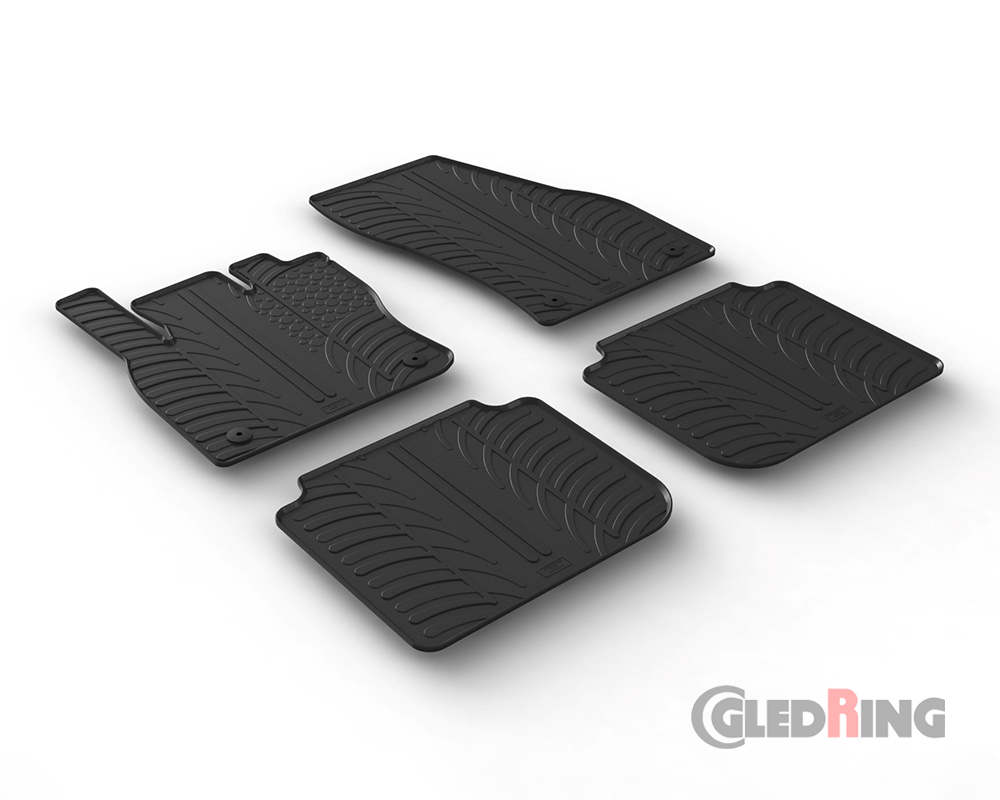 Tapetes de borracha para Skoda Kodiaq, 2017- (Manual & Automático)