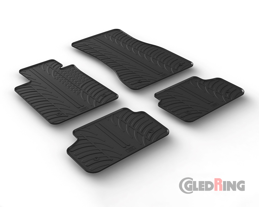 Alfombrillas goma para BMW Serie 5, G30, G31, 2017-2023, 4 / 5 Puertas