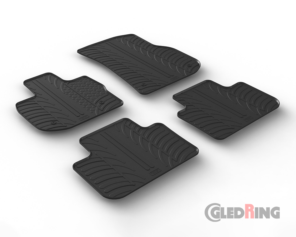 Alfombrillas goma para BMW X3, 2017-