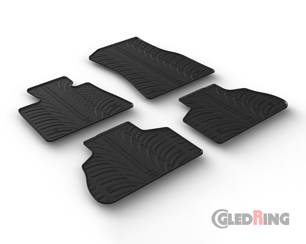 Alfombrillas goma para BMW X5, G05, 2018- (Híbrido, Automática)