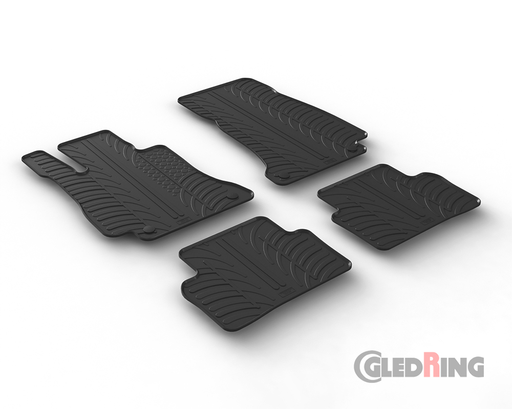 Rubber mats for Mercedes Class E, W213, 2016-