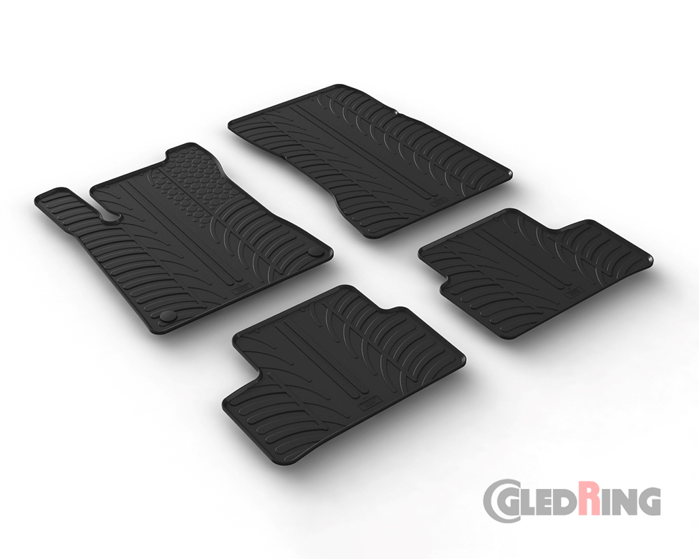 Tapetes de borracha para Mercedes CLA, C118, 2019-