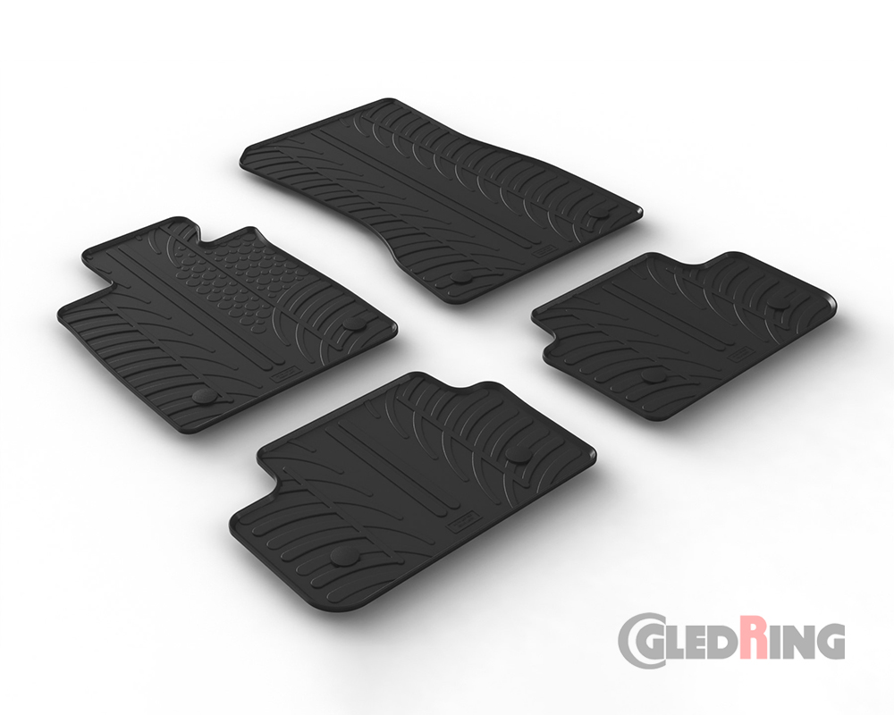 Tapetes de borracha para BMW Serie 5, G60, 2023- (Sedan, Automático)