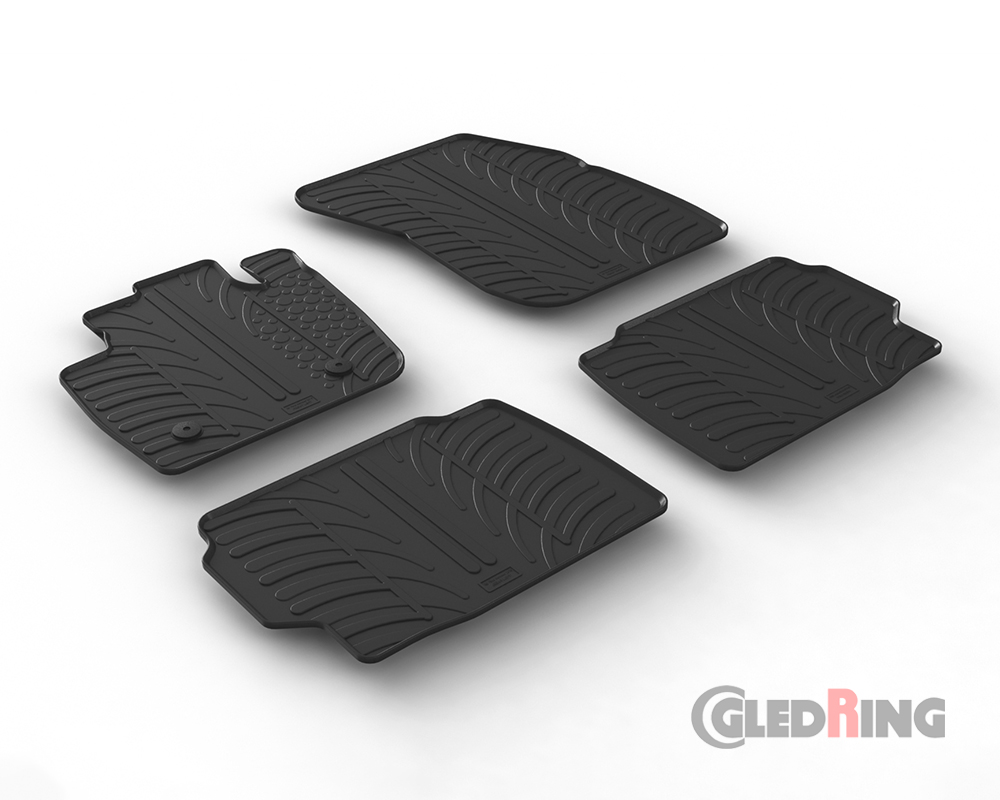 Tapetes de borracha para Ford Mondeo, 2015-