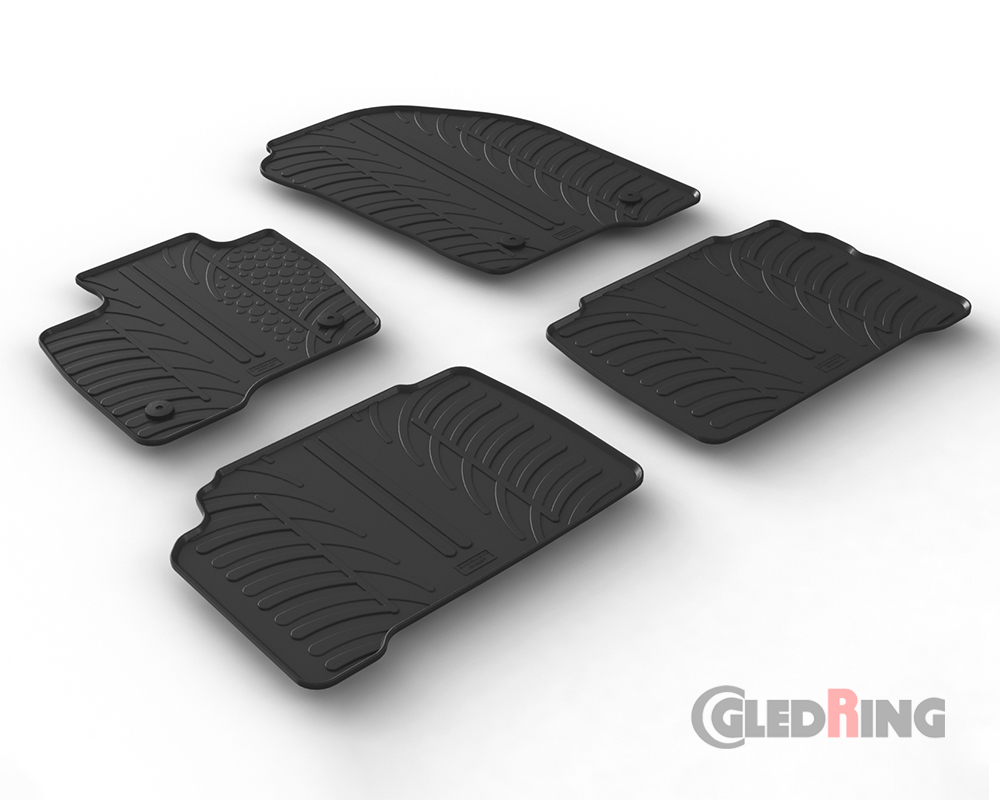 Tapetes de borracha para Ford S-MAX, 2015-