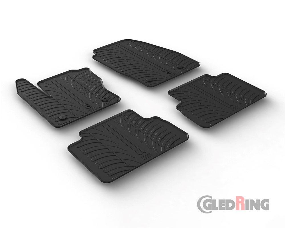 Alfombrillas goma para Ford C-MAX, 2015-, 5 Puertas