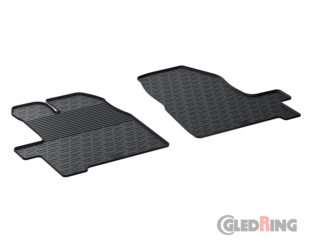 Rubber mats for Ford Transit Custom, 2012-2018