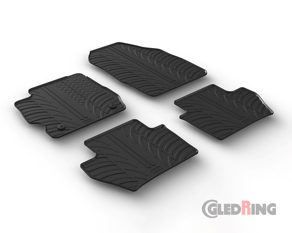 Tapetes de borracha para Ford KA+, 2017-, 5 Portas