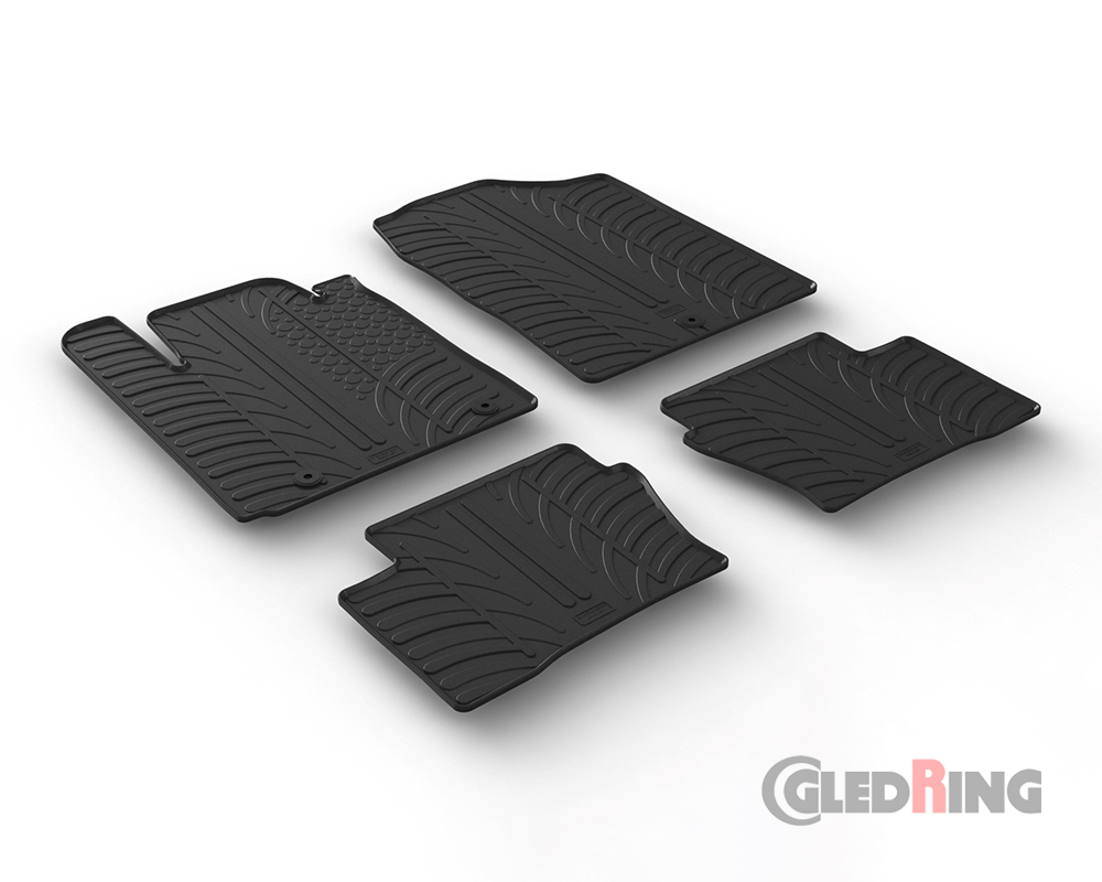 Alfombrillas goma para Kia Picanto, 2017-, 5 Puertas
