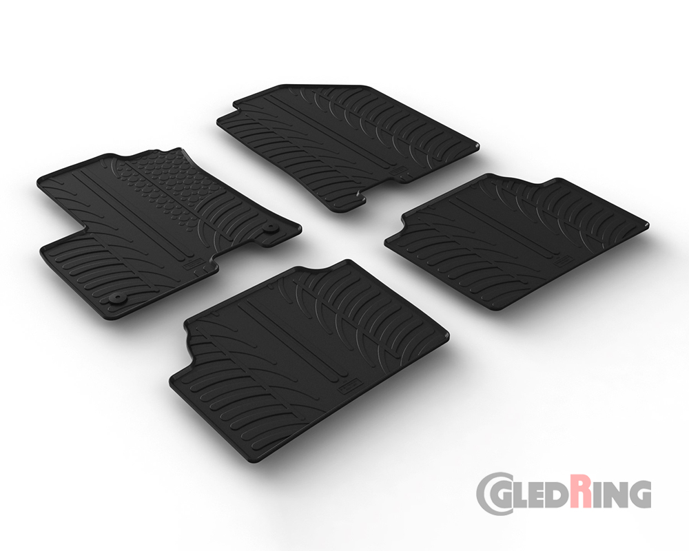 Alfombrillas goma para Kia e-Niro, 2018- (Eléctrico)