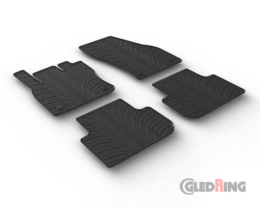 Tapetes de borracha para Volkswagen Tiguan, 2016-