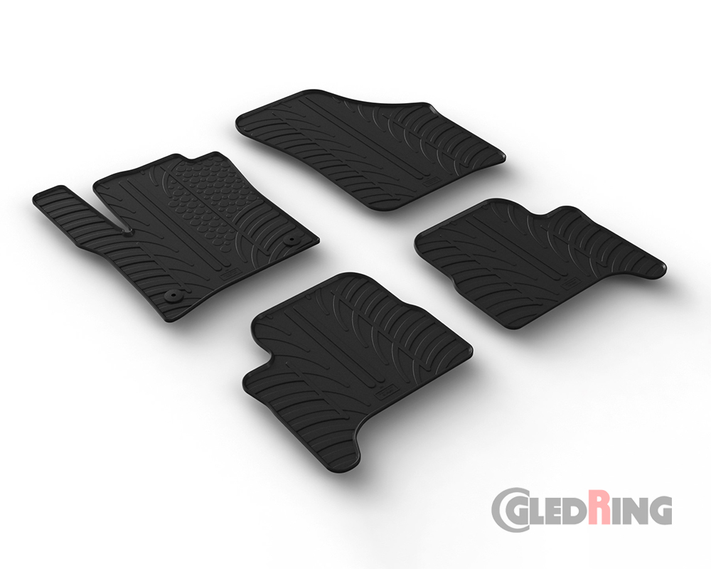 Rubber mats for Seat Mii, 2019- (Hatchback, Eletric)