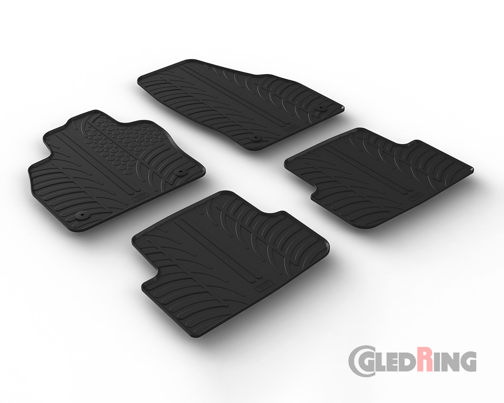 Alfombrillas goma para Volkswagen Taigo, 2021-