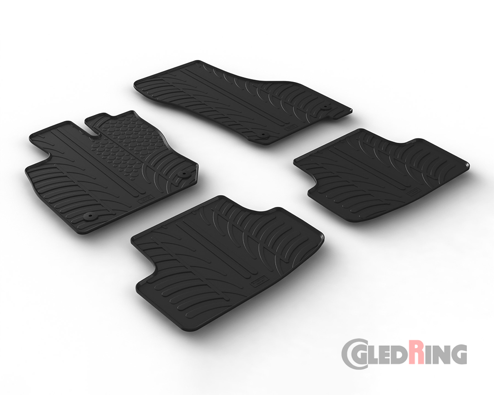 Tapetes de borracha para Volkswagen Golf VIII eTSI, 2020- (Automático)