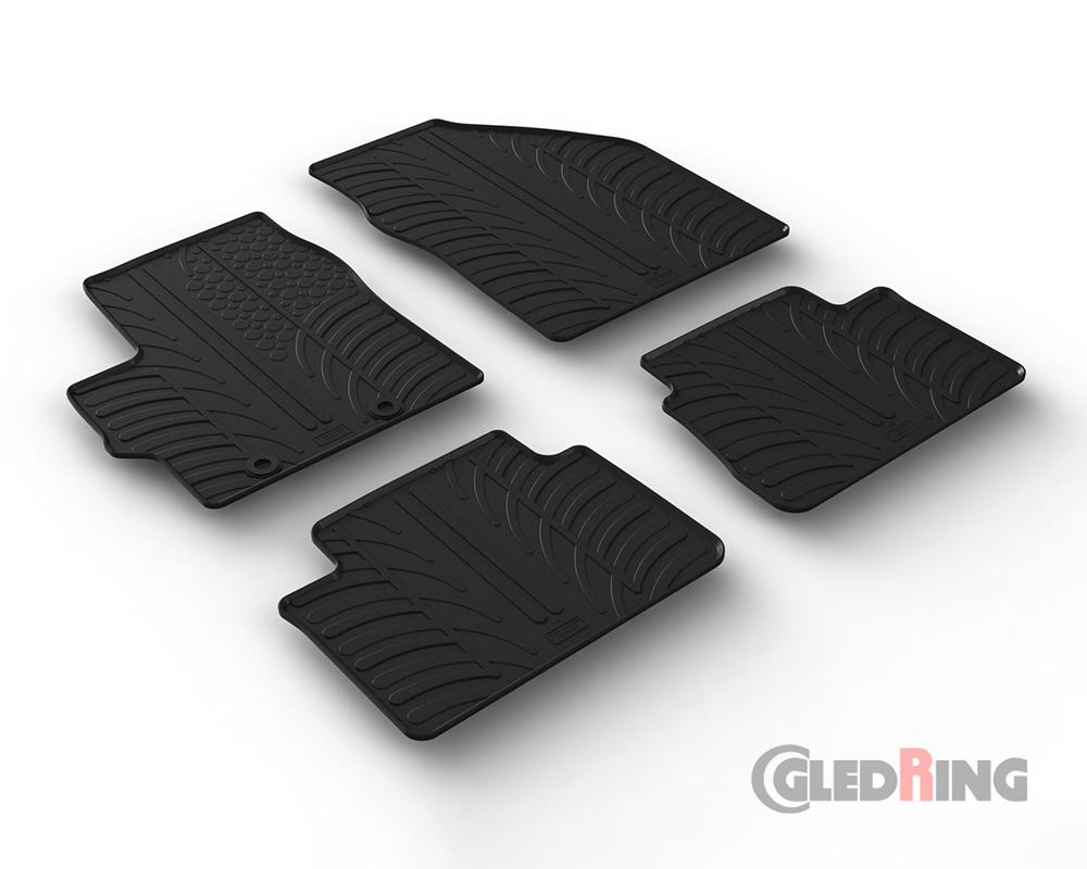 Rubber mats for Mazda 2, 2022-