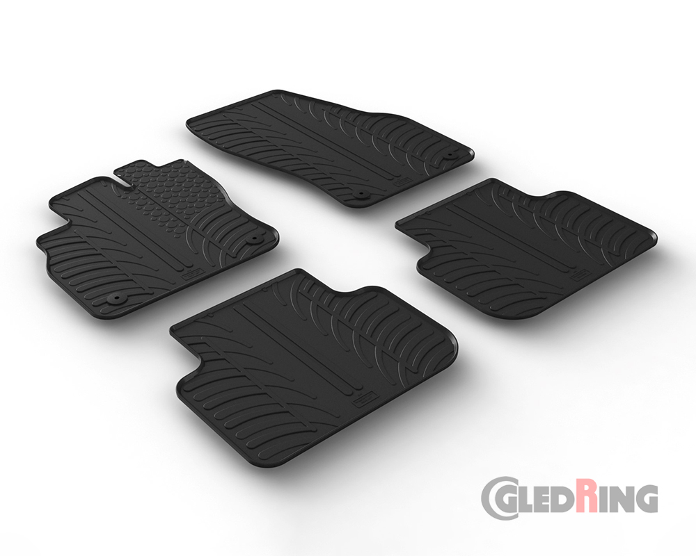 Alfombrillas goma para Audi Q3, 2019-