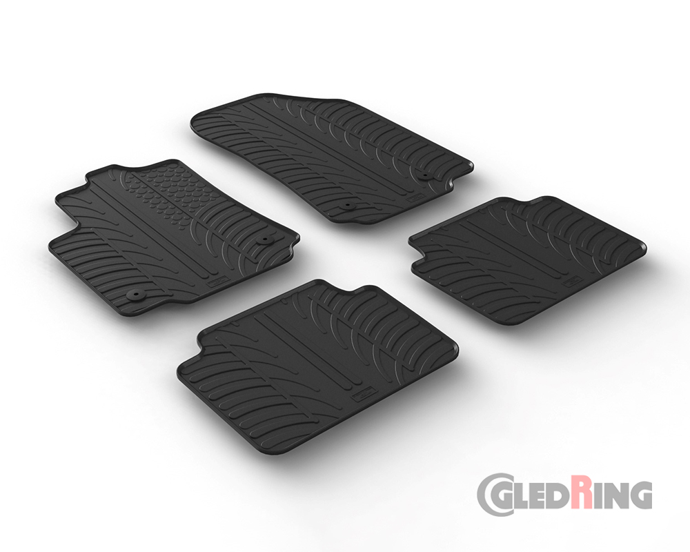 Alfombrillas goma para Citroen C3 Aircross, 2017-