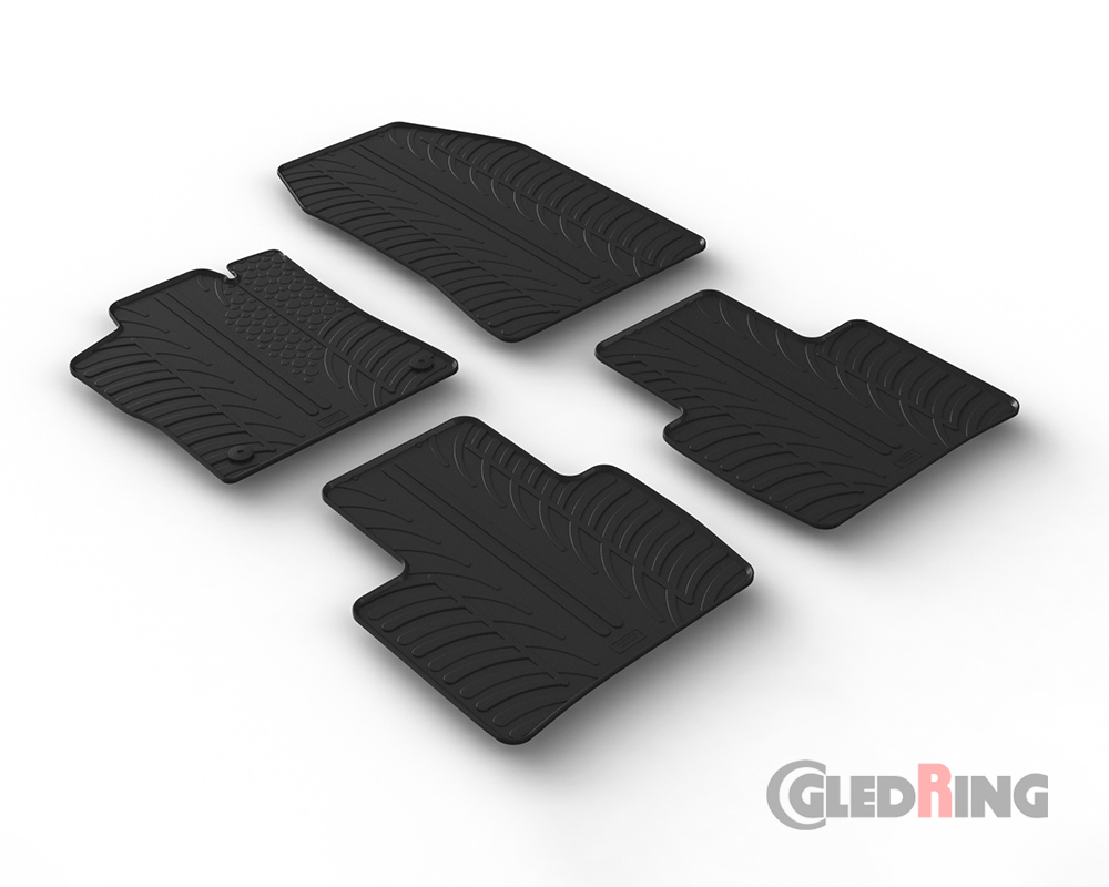 Tapetes de borracha para Citroen C5 X, 2022- (Automático)