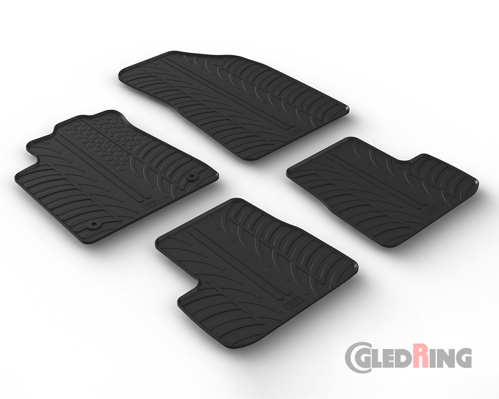 Alfombrillas goma para Citroen C3 HB, 2024- (Manual)
