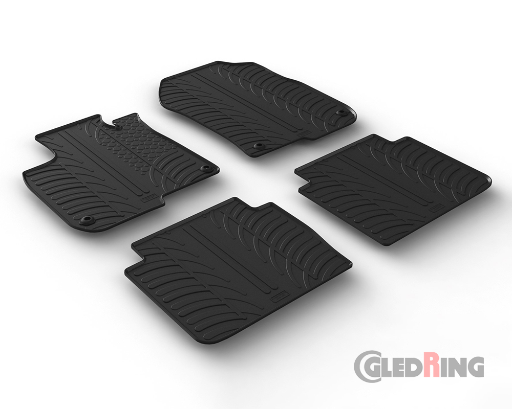 Rubber mats for Honda CR-V, 2018-, 5 Doors (SUV, Manual)