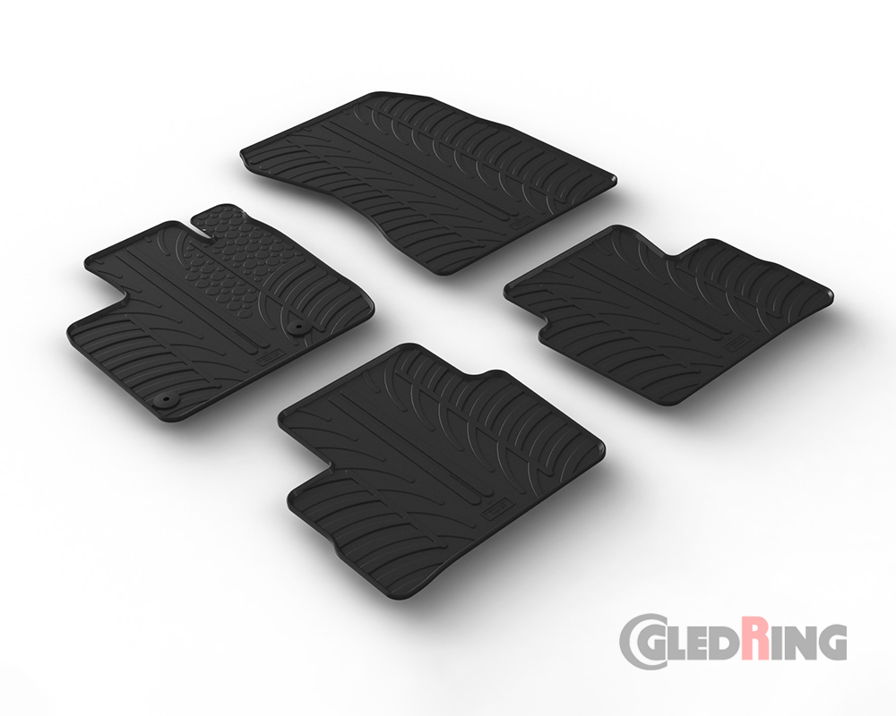 Tapetes de borracha para Nissan Qashqai, 2021-