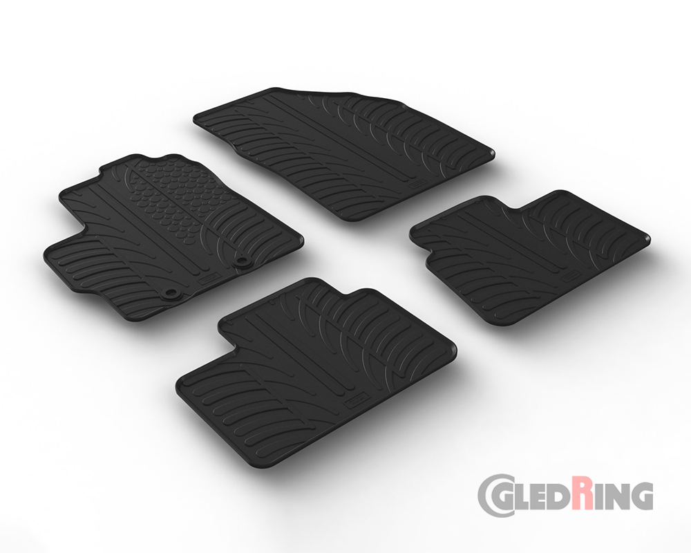 Tapetes de borracha para Toyota Aygo X, 2022-, 5 Portas (Manual & Automático)