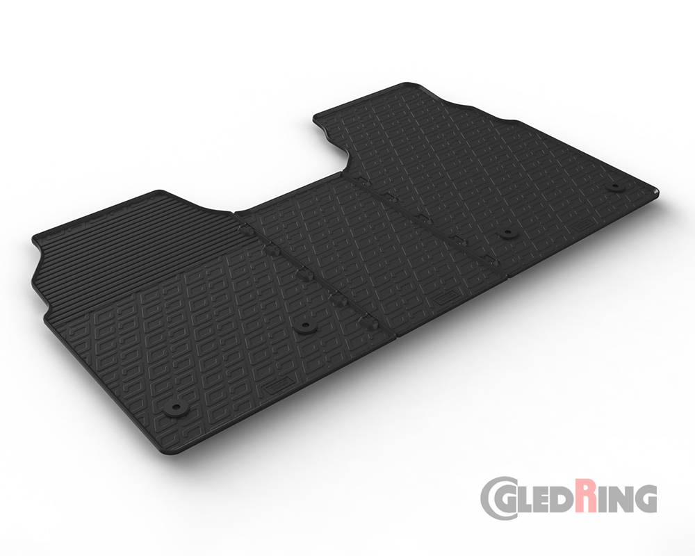 Rubber mats for Ford Tourneo Custom, 2023- (Passengers, Manual)