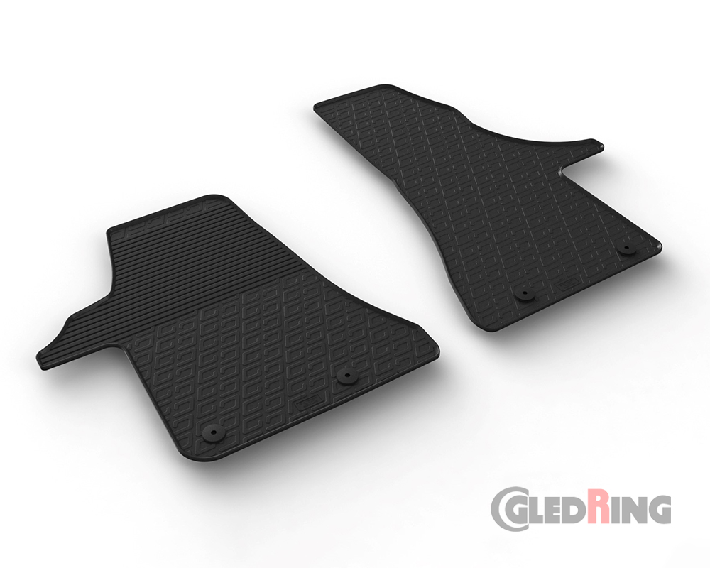 Alfombrillas goma para Volkswagen T6.1 Transporter, 2020-