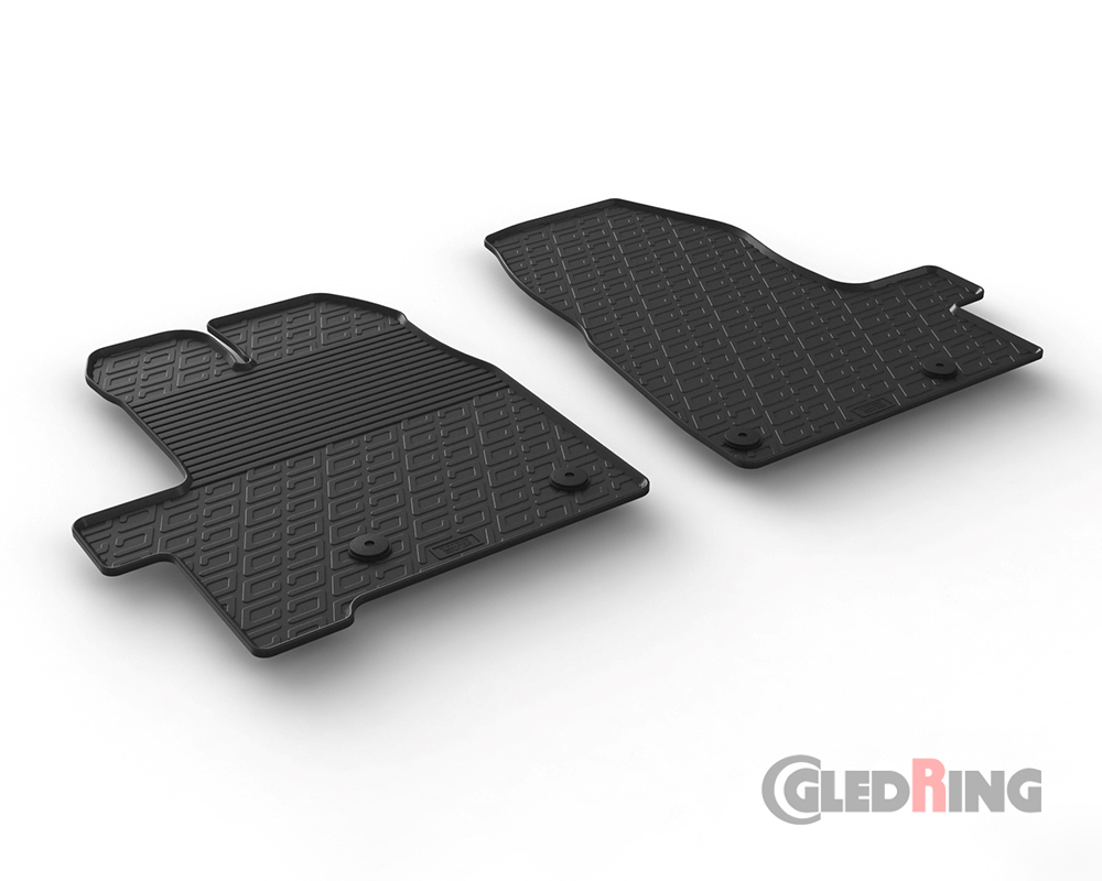 Rubber mats for Ford Tourneo Custom, 2012- (Manual)