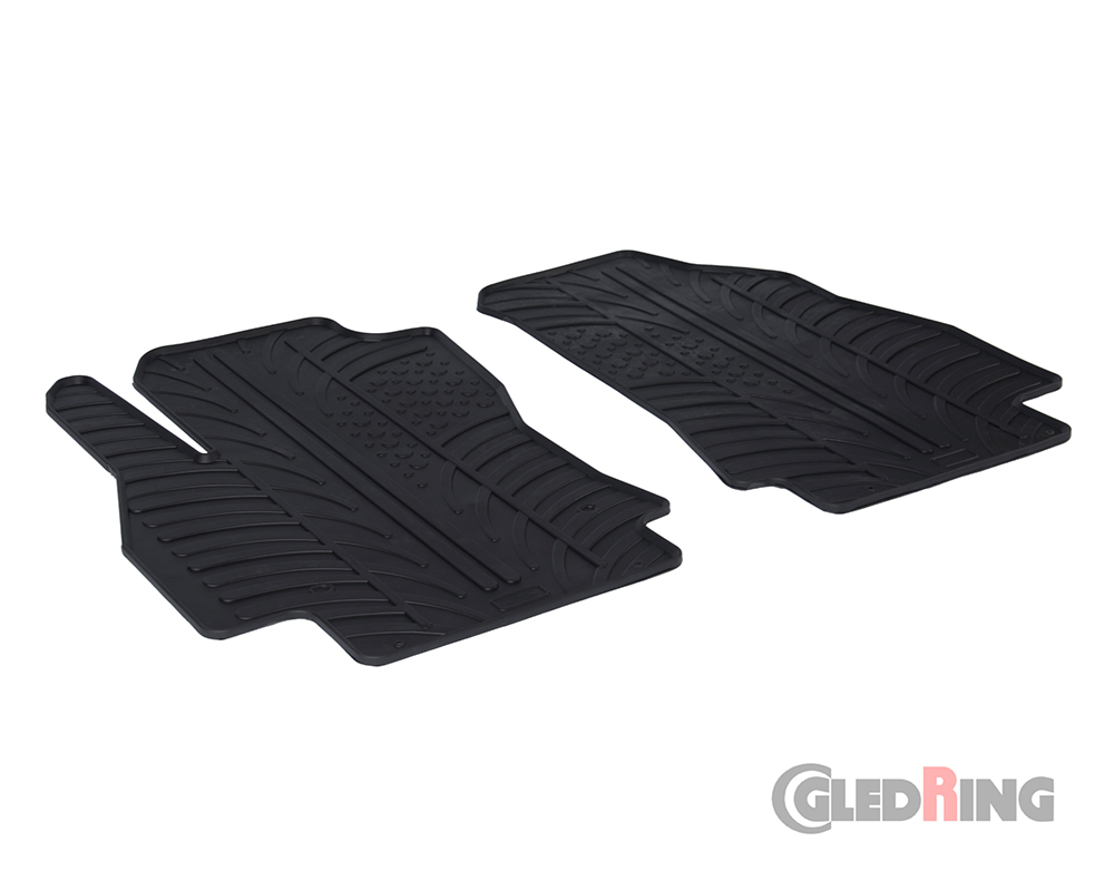 Rubber mats for Peugeot Bipper, 2007-